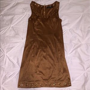 Suede dress